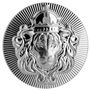 2 oz 999 Scottsdale Silver Stacker Lion Round