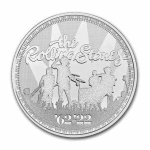 2022 1 OZ GREAT BRITAIN THE ROLLING STONES SILVER COIN
