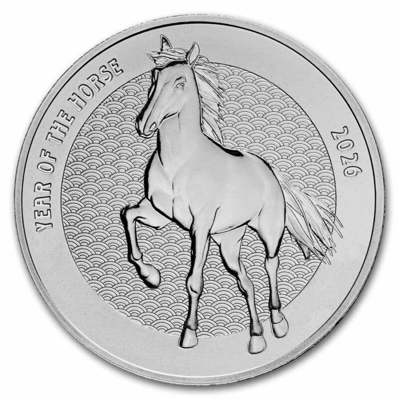 1 oz silver round 2026 apmex year of the horse series 2 314685 obv