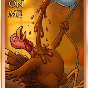 5 oz Pour Some Gravy On Me Colorized Copper Bar in Capsule