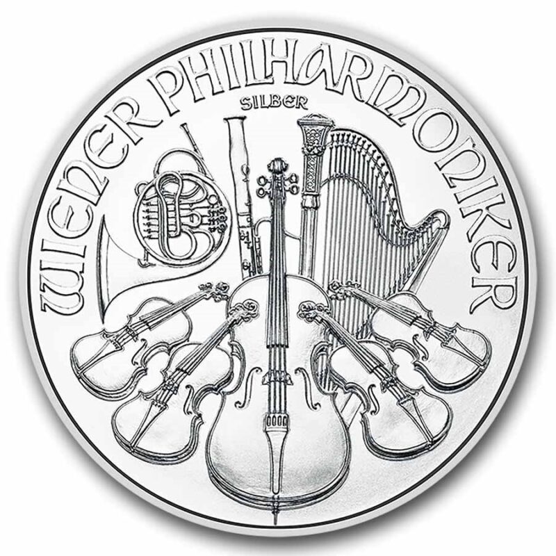 2026 1 oz Silver Philharmonic Front
